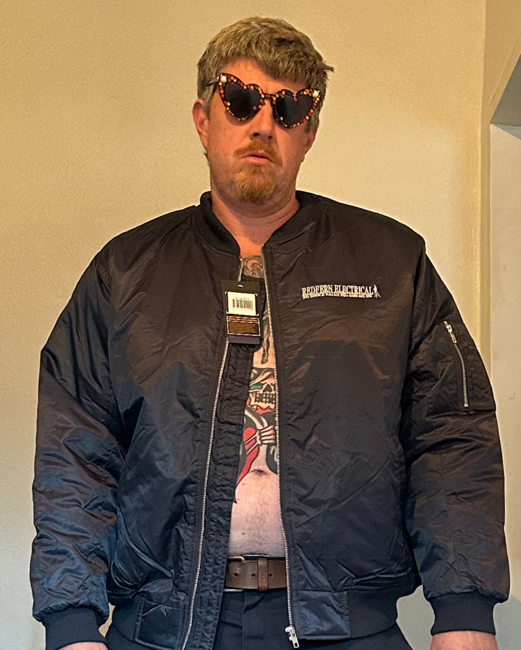 Navy Bomber Jacket