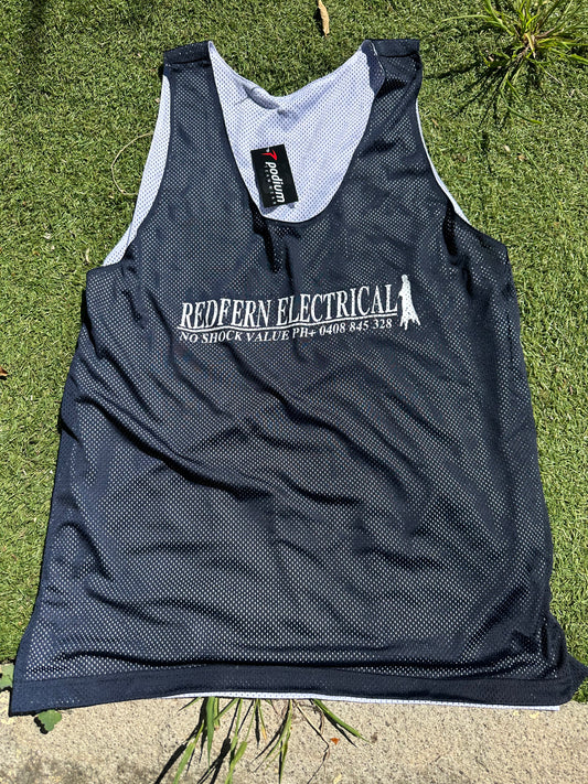 Reversible basketball training singlet